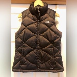 Women’s The North Face 550 Puffer Vest ~ Chocolate Brown ~Size Medium